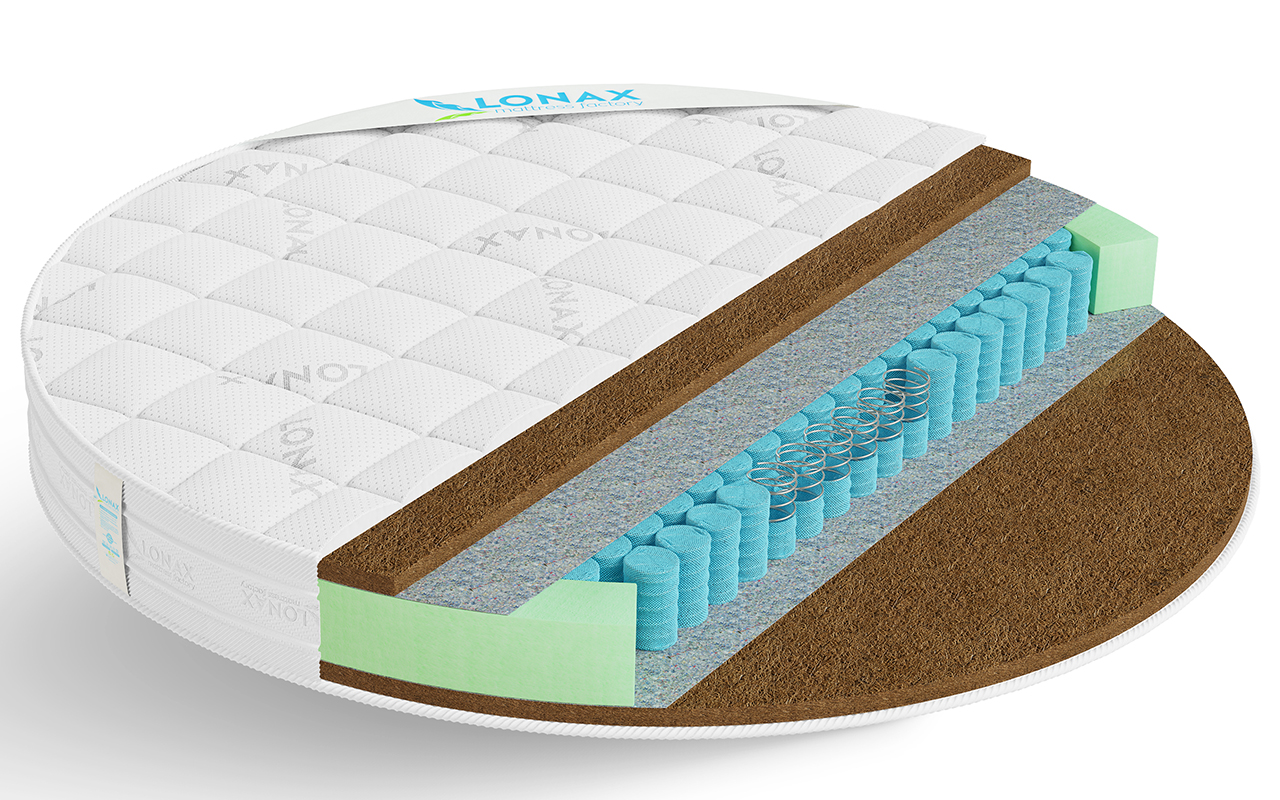 матрас Lonax Круглые Round Cocos TFK 1 Lonax Круглые Round Cocos TFK